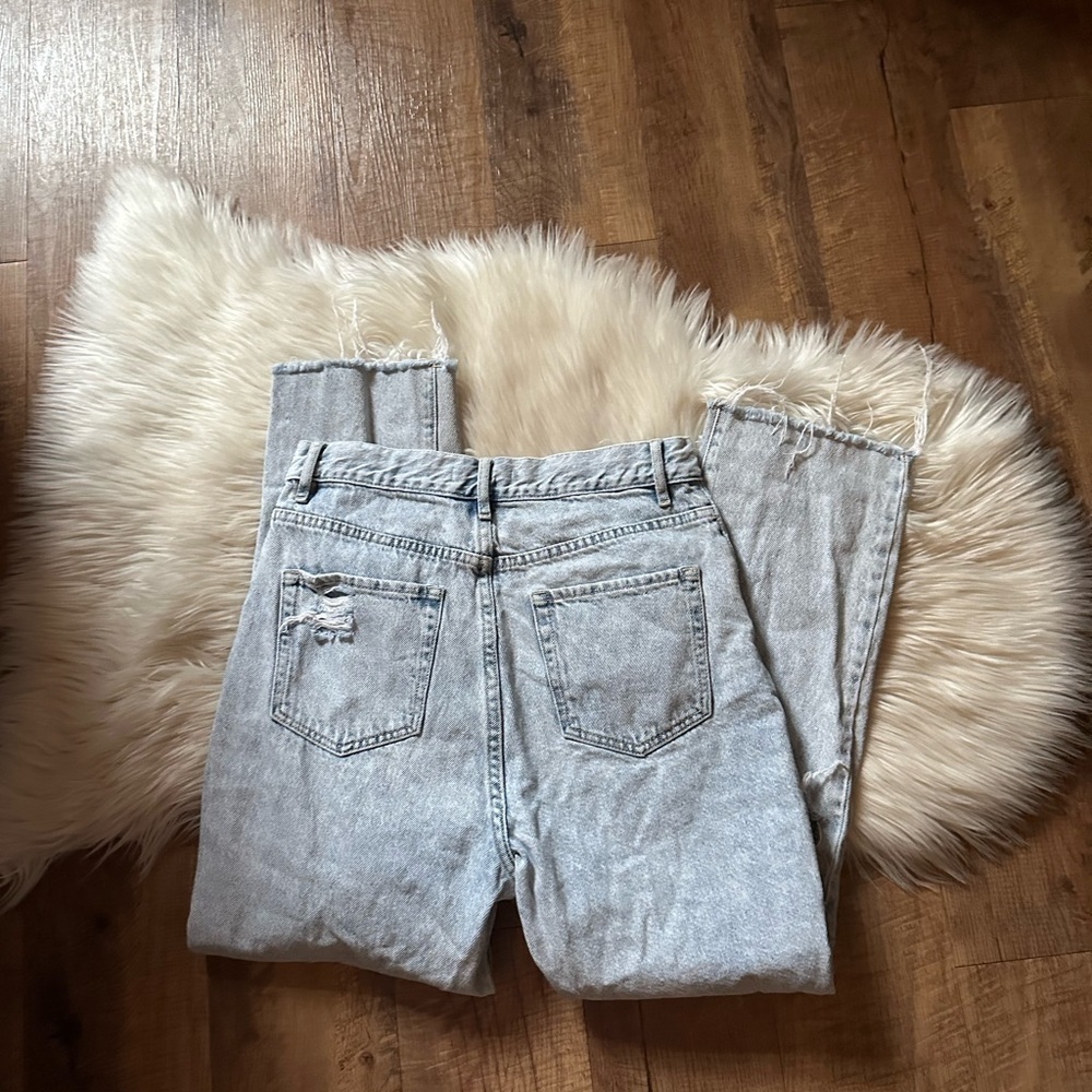 PACSUN High Rise Straight Ripped Jeans - Picture 6 of 6